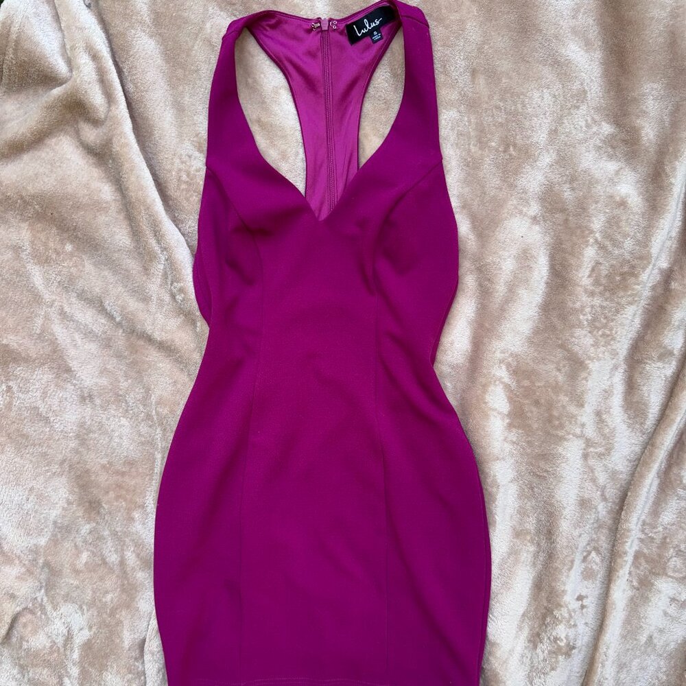 Lulus Magenta Bodycon Mini Dress